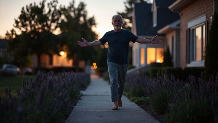 evening walk enhances sleep and joint mobility