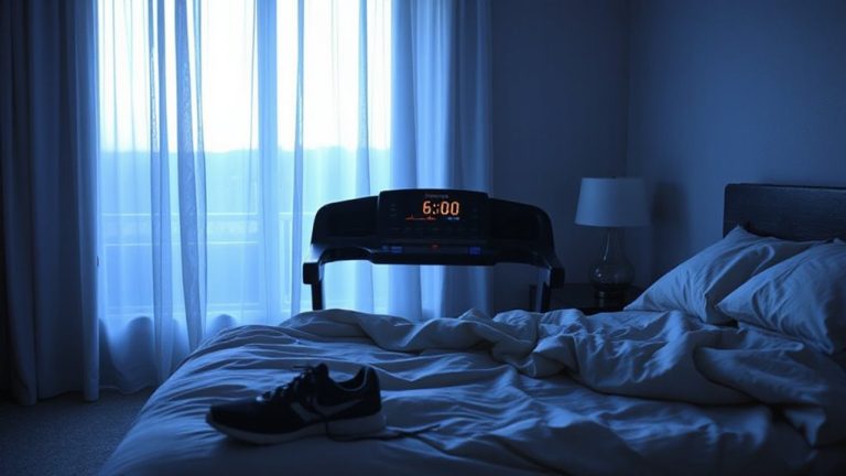 exercise timing affects sleep rhythm