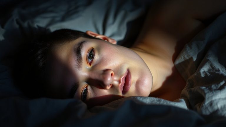 eyelid twitching before sleep