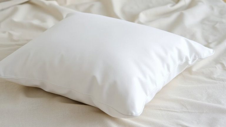 feathering hard pillow edges