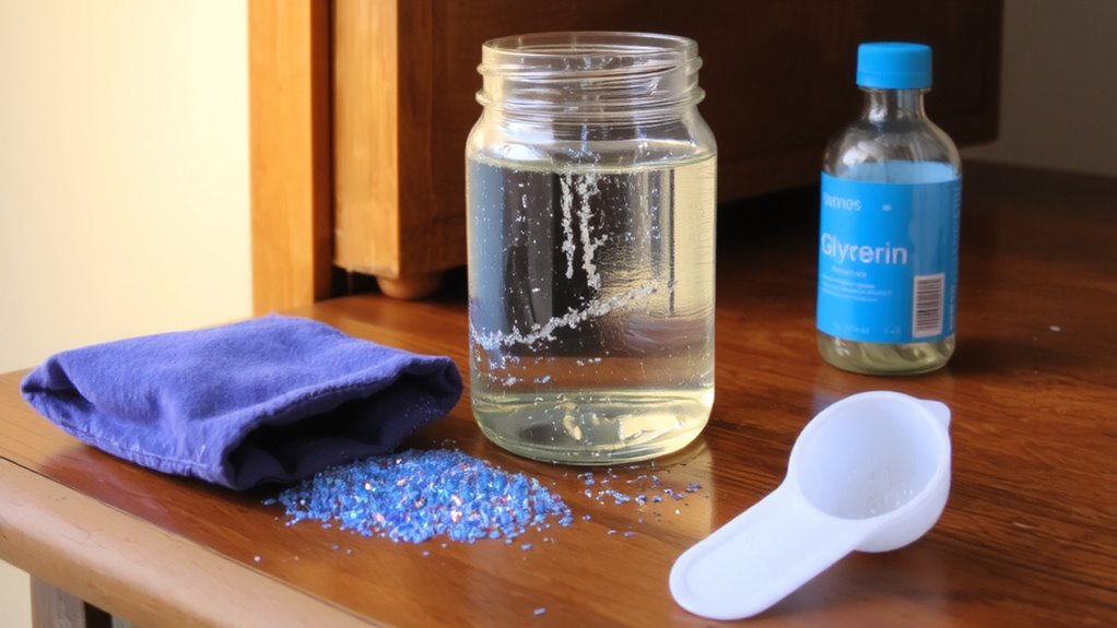 fine glitter thick liquid secure jar