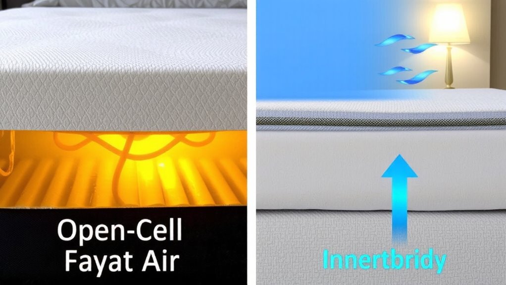 foam traps body heat