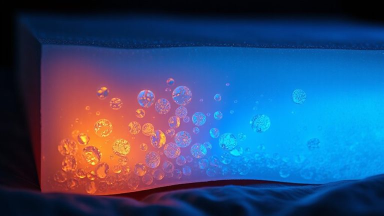 gel foam temperature regulation