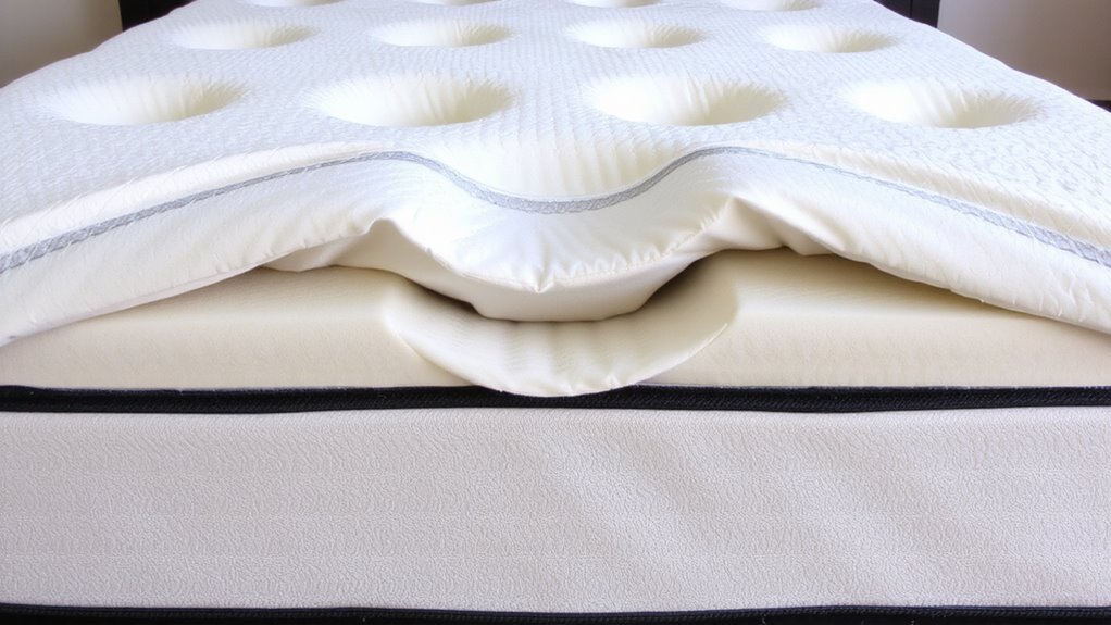 gel infused memory foam topper