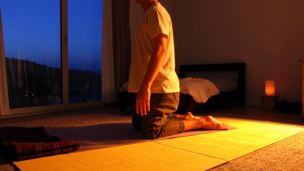 gentle night back stretching