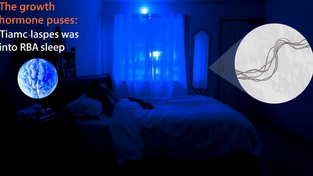 growth hormone peaks during deep sleep