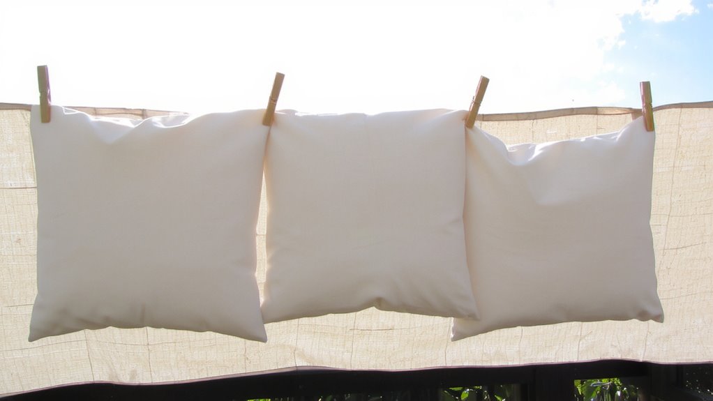 hang pillows outside weekly