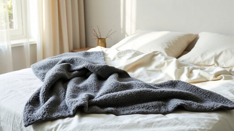 heavy blankets for cozy sleep