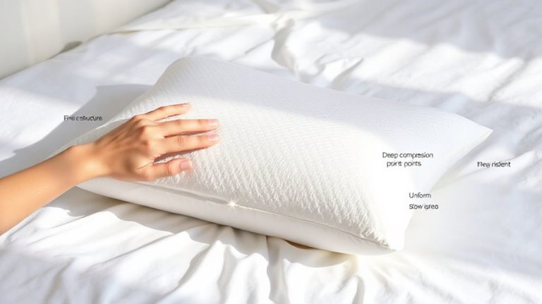 high density foam pillow guide