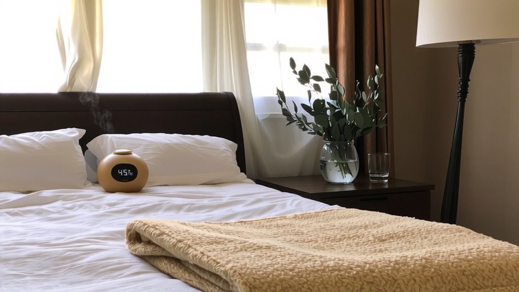 ideal bedroom humidity range