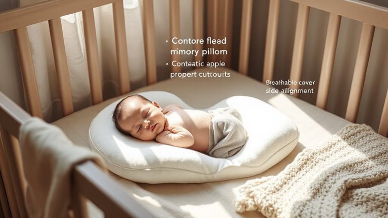 infant pillows for flat head prevention