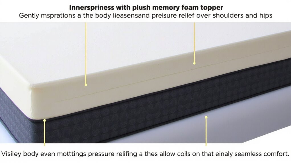innerspring comfort with topper