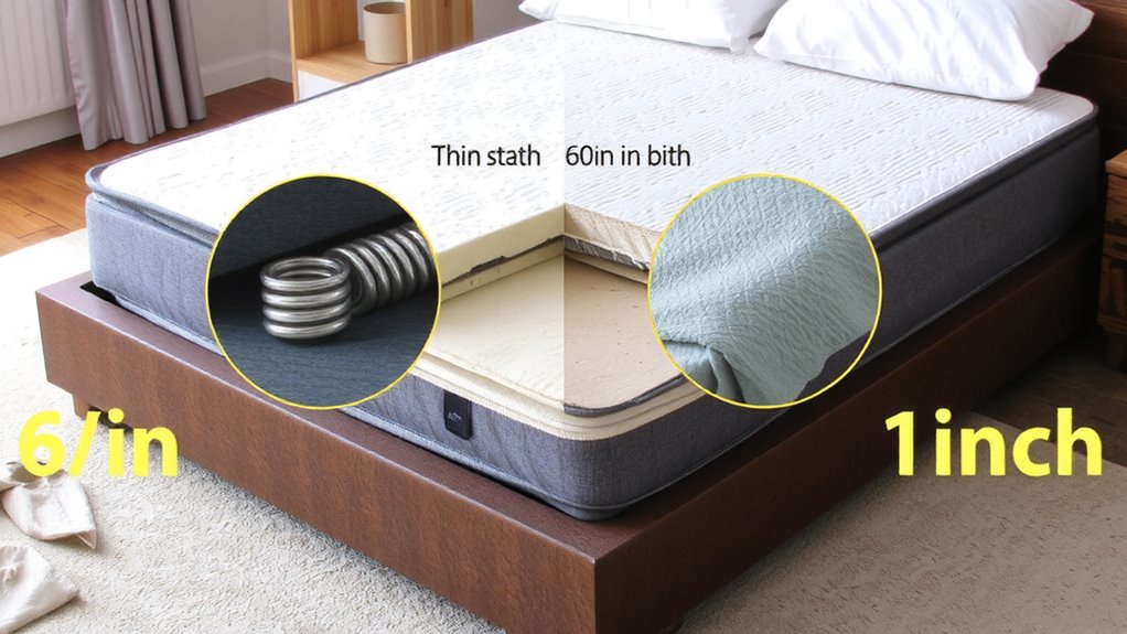 innerspring mattress thickness explained