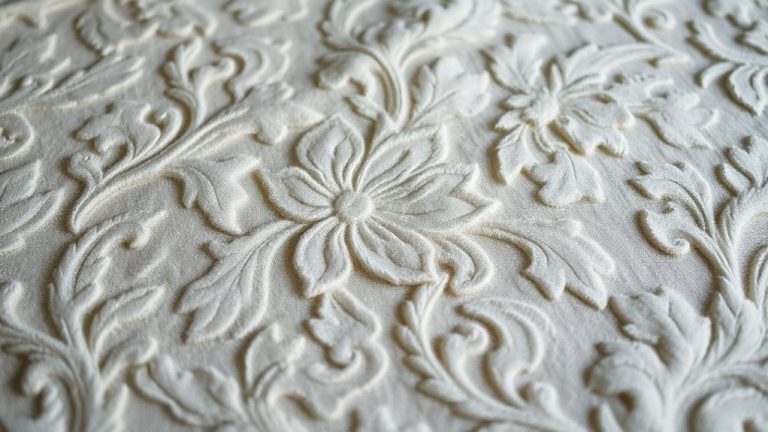 intricate raised cotton patterns