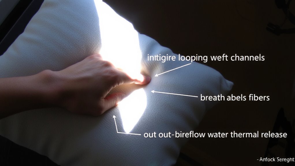 knit fabric enhances breathability