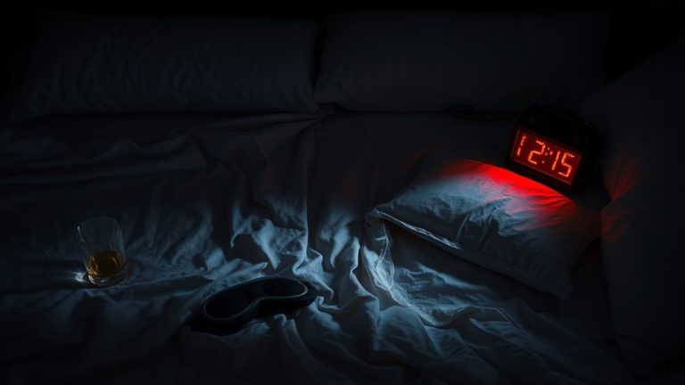 late night alcohol disrupts sleep architecture