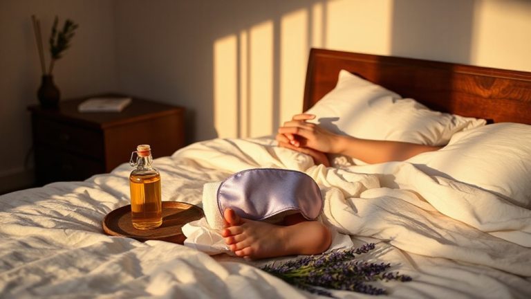 lavender bedtime massage routine