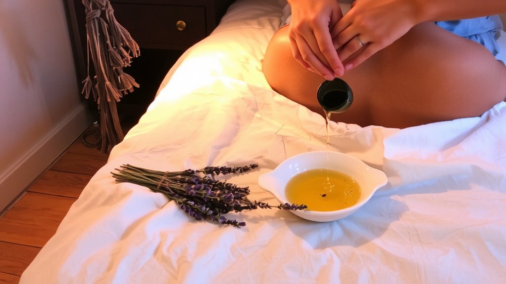 lavender oil bedtime massage