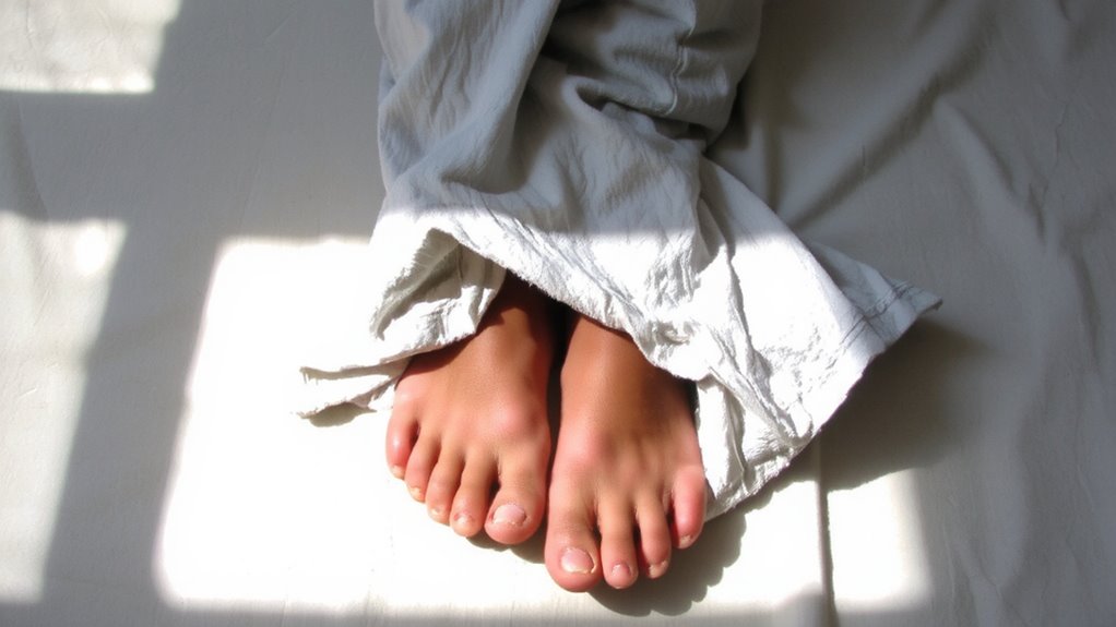 loose tucking eases pressure