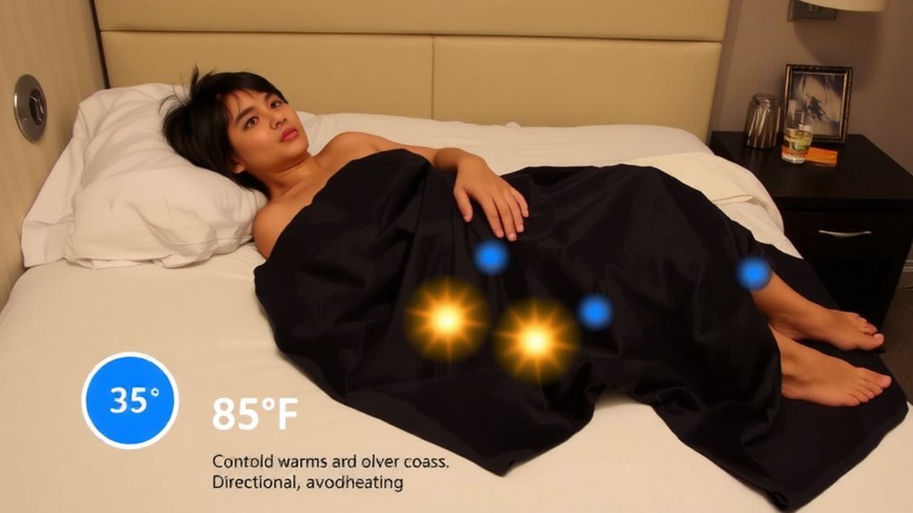 low heat for circulation