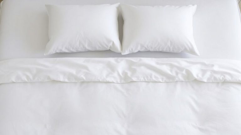 luxurious cotton sheet layering