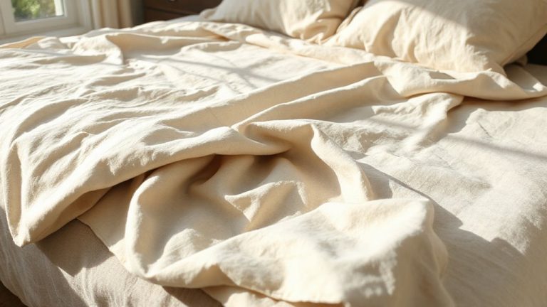 luxurious flax linen sheets