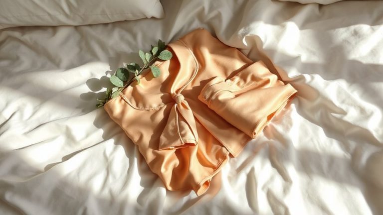 luxurious spa like pajamas