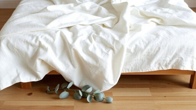 luxuriously cool linen sheets