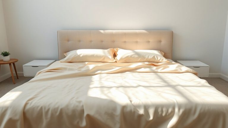luxury hotel silk sheets