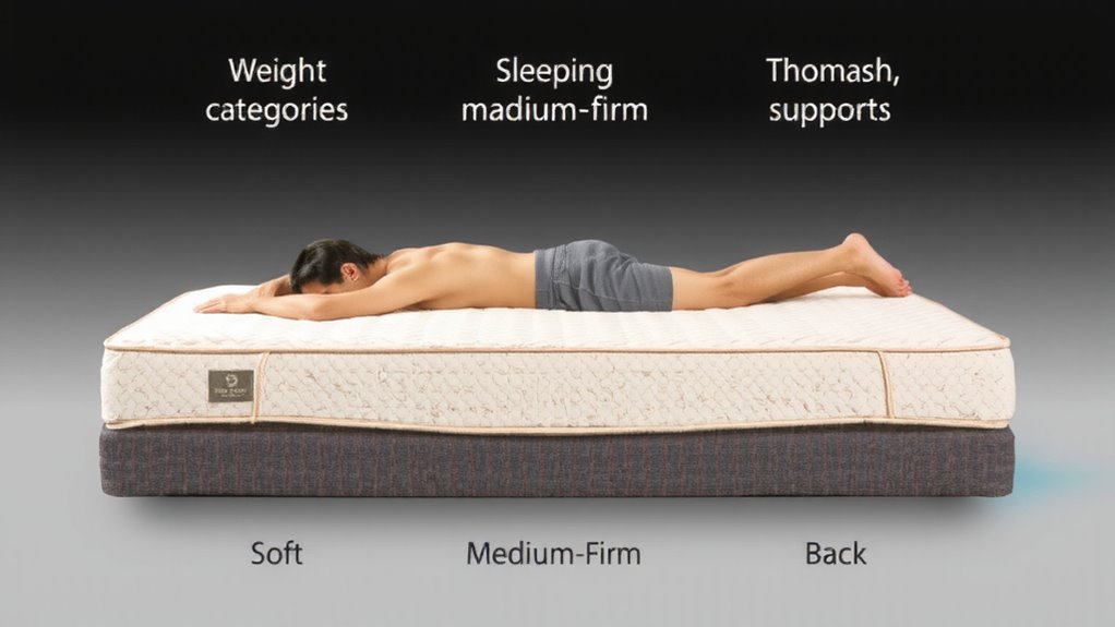 match firmness to weight and sleep position