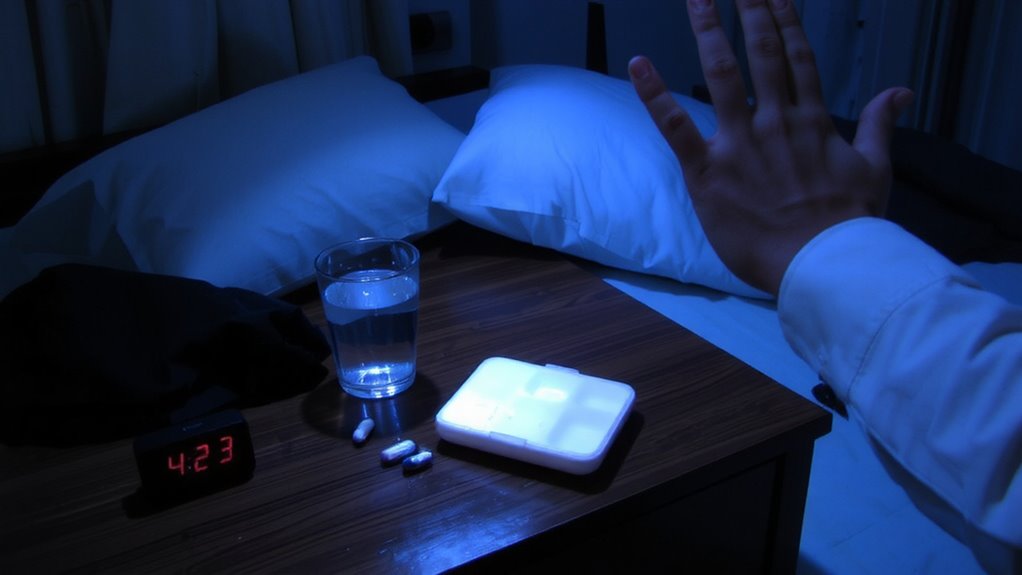 medication timing affects sleep delay