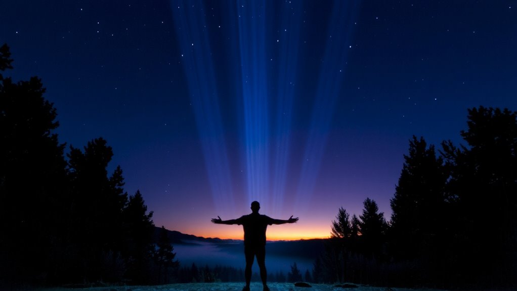 melatonin release at night