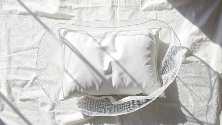 mesh bags protect delicate pillows