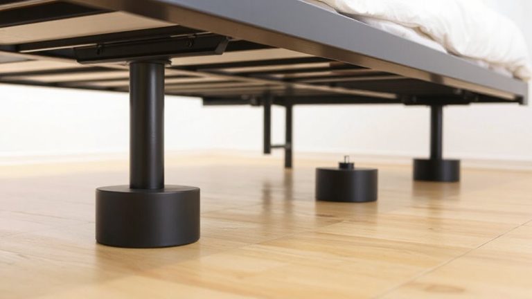 metal frame height risers