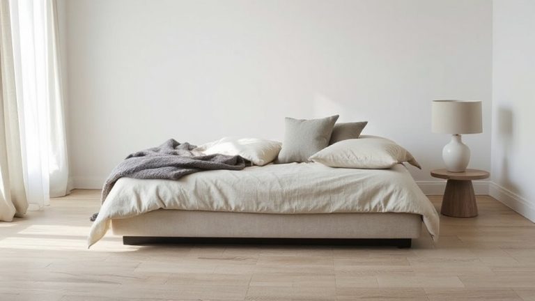 minimalist bedding sleep sanctuary