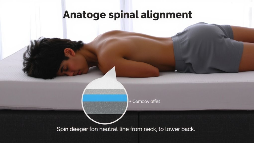 offset shoulder pockets align spine