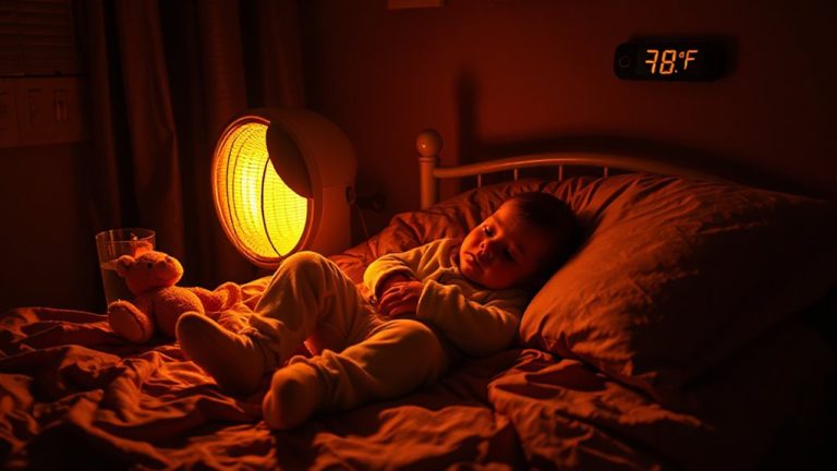 overheating impacts toddler sleep