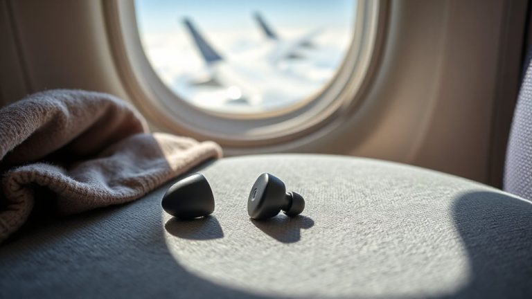 peaceful travel with ear plugs