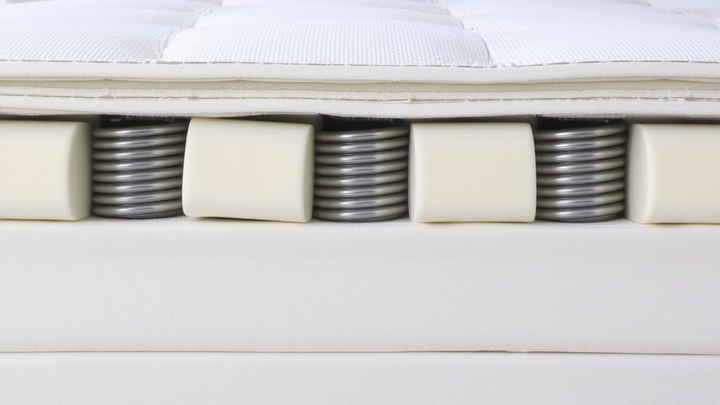 pocketed coils for spinal support