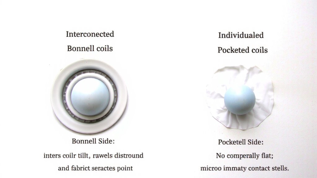 pocketed coils reduce motion