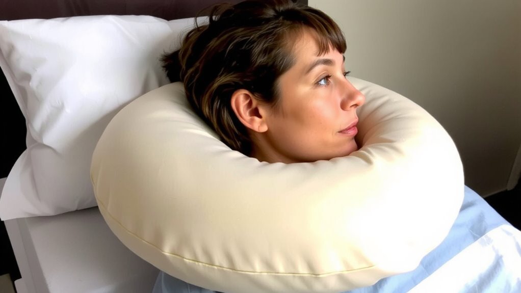 pressure distribution for facial protection