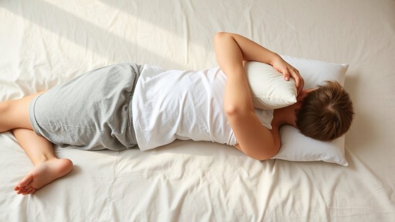 proper side sleeping arm position
