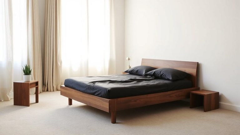 quiet bed frames