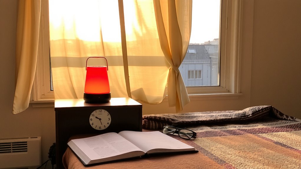 red light for circadian reset