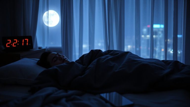 reduce nighttime stimulation for sleep disorder