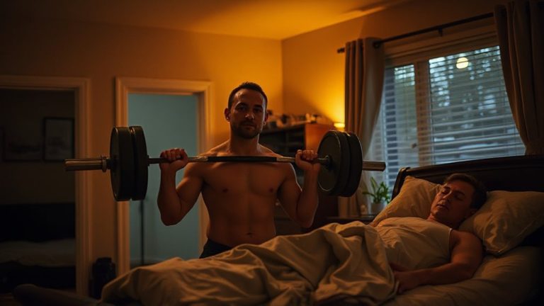 resistance training before bed