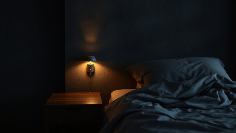 restful dark room lighting