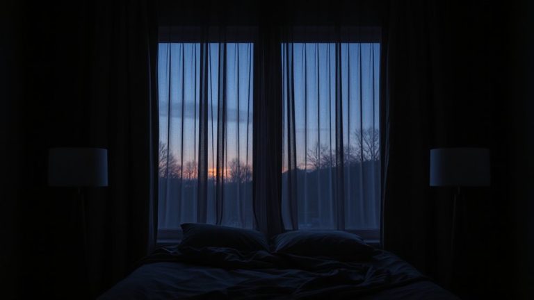 room darkening curtains for sleep