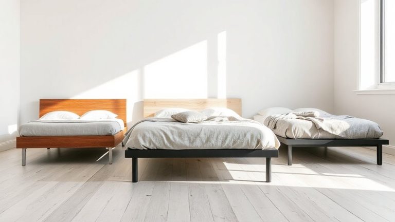 scandinavian minimalist bed frames