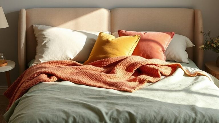 seasonal bedding color coordination